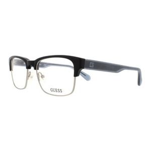 Guess GU1894 002 Designer Square Full Rim Glasses, Men's Matte Black 53-18-140
